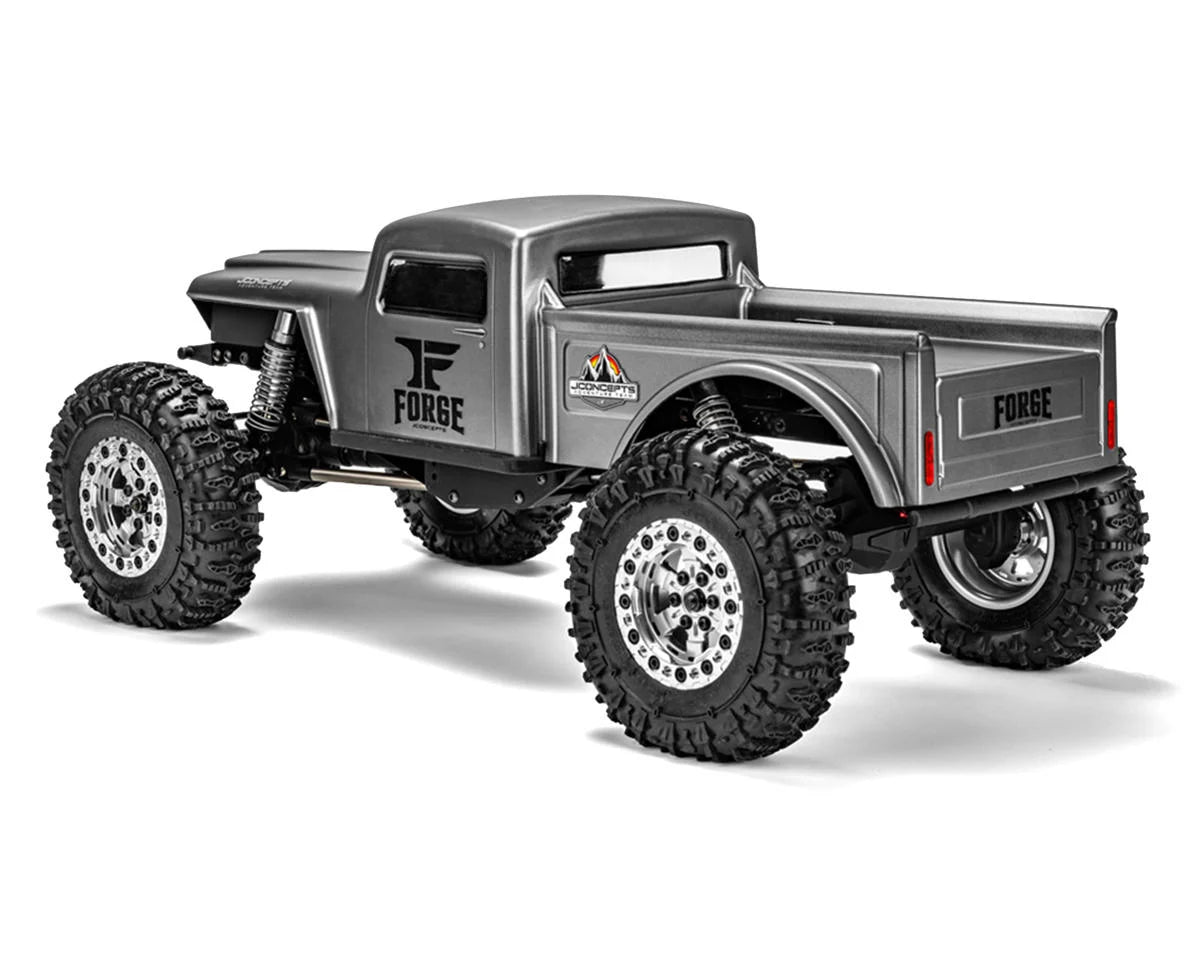 JConcepts The Forge 1/10 Rock Crawler Pre-Trimmed Body (12.3") (Clear)