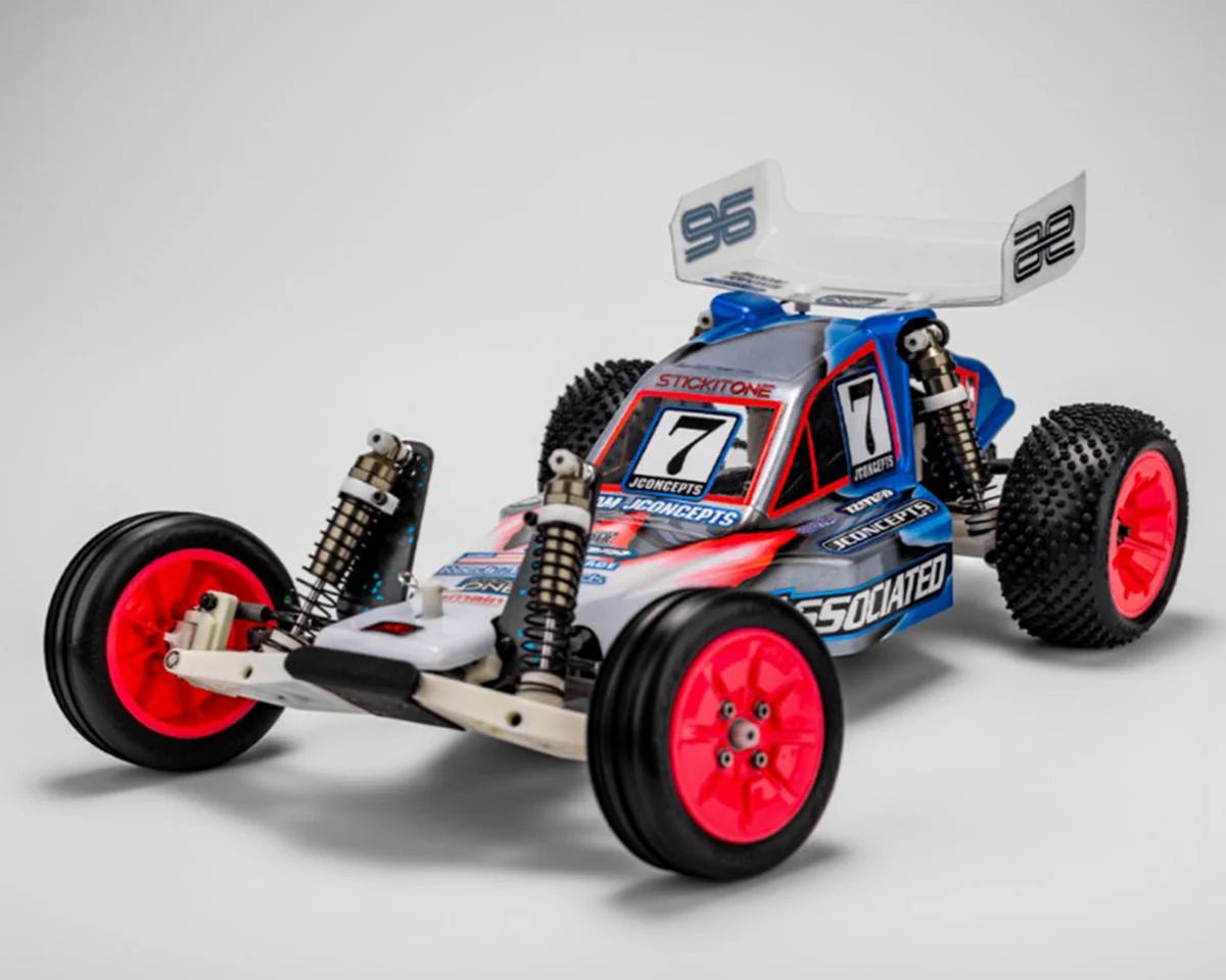 RC10 '89 Masami Stealth Protector 1/10 Buggy Body (Clear) w/5.5" Wing