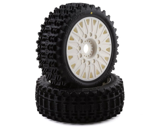 Magma Pre-Mounted 1/8 Buggy Tires w/Cheetah Wheel (White) (2)
