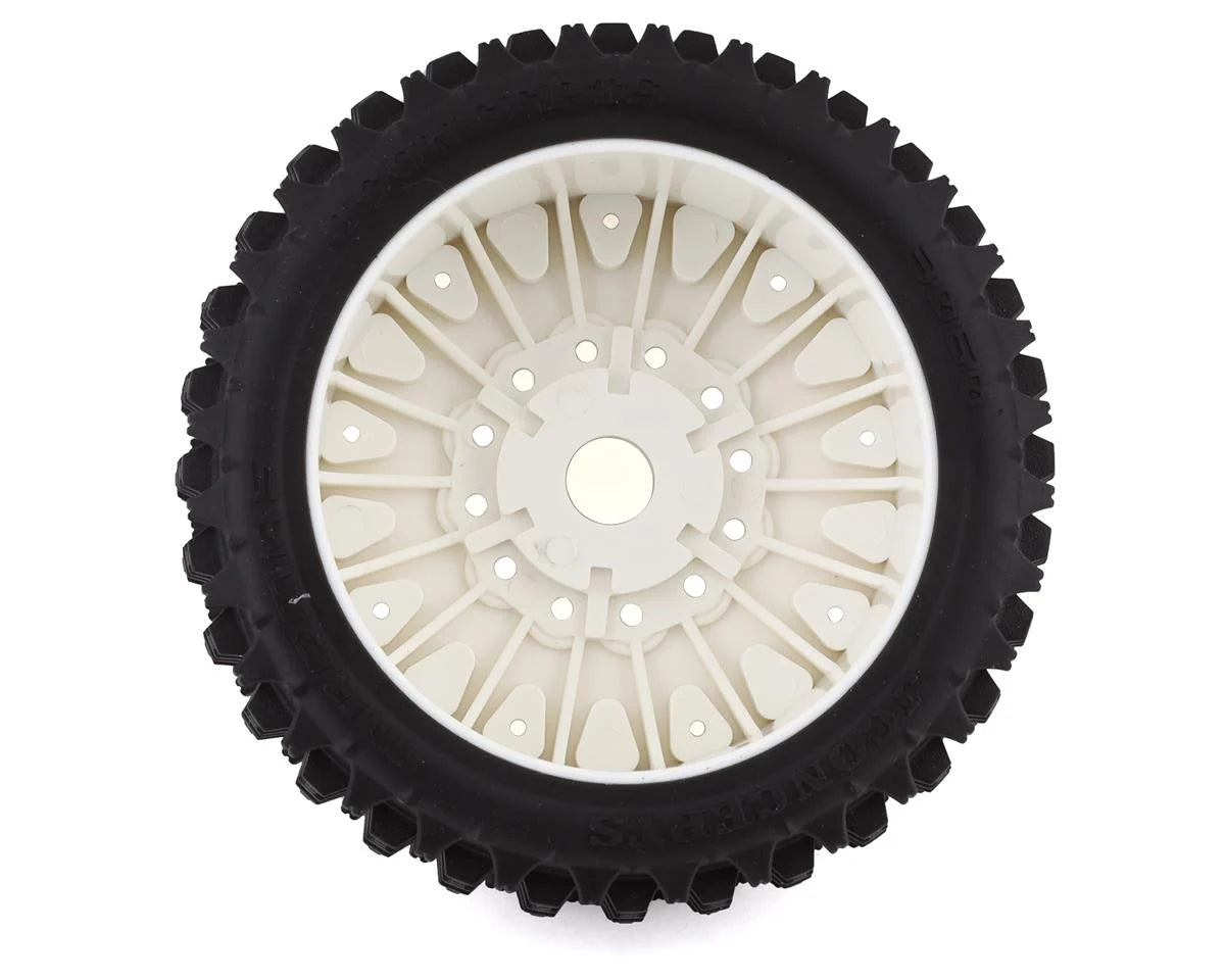 Magma Pre-Mounted 1/8 Buggy Tires w/Cheetah Wheel (White) (2)