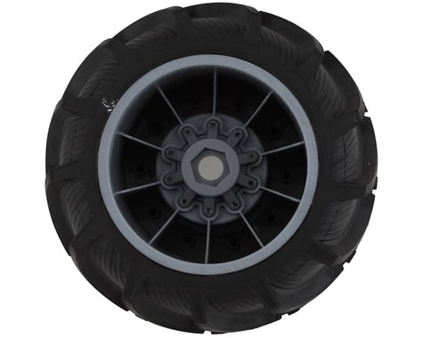 JConcepts Fling Kings Pre-Mounted Monster Truck Tires (Silver) (2) (Yellow)