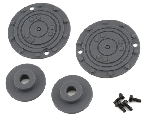JConcepts Fling Kings Pre-Mounted Monster Truck Tires (Silver) (2) (Yellow)