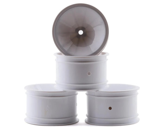 RC10 Mono 2.2 Rear Wheels (White) (4)