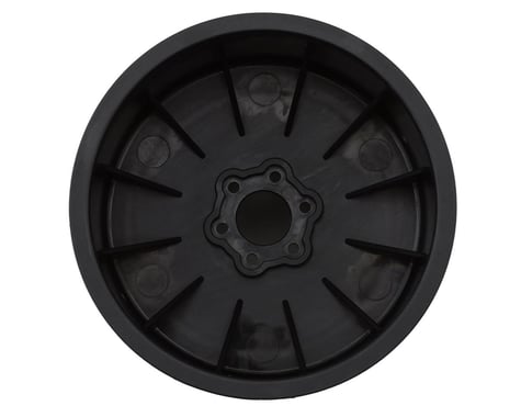 Tribute 73's Monster Truck wheel w/Adaptors (Black) (2) (3.2x3.6")