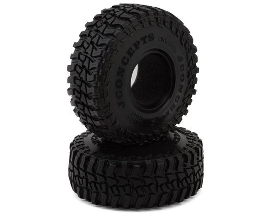 Rock Block 1.9" 1/10 Rock Crawler Tires (2) (4.75" - Class 2) (Green)