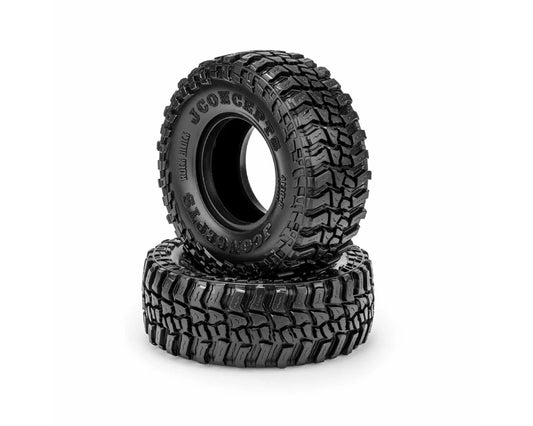 Rock Block 1.9" Class 1 Rock Crawler Tires (x2) (Green)