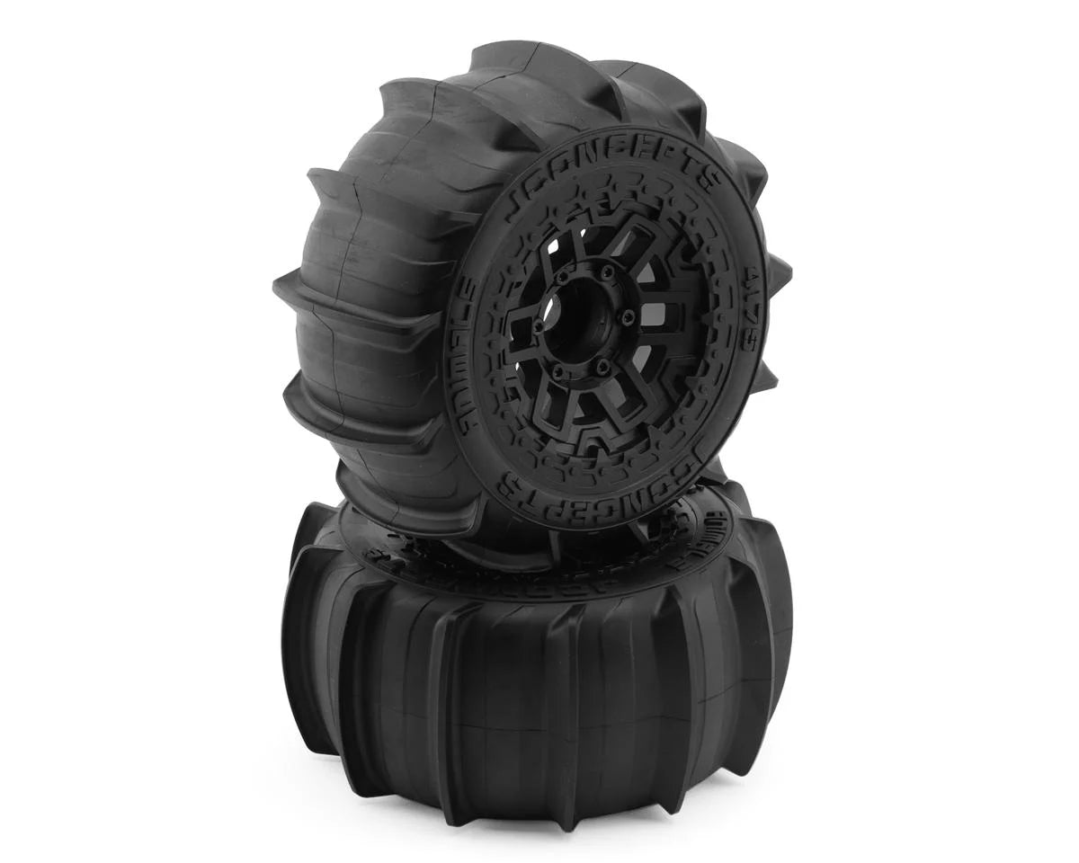 Animal 2.9" Monster Truck Pre-Mounted Tires (Platinum) (Black) (2) (Kraton® 4S/Maxx®) w/17mm Hex