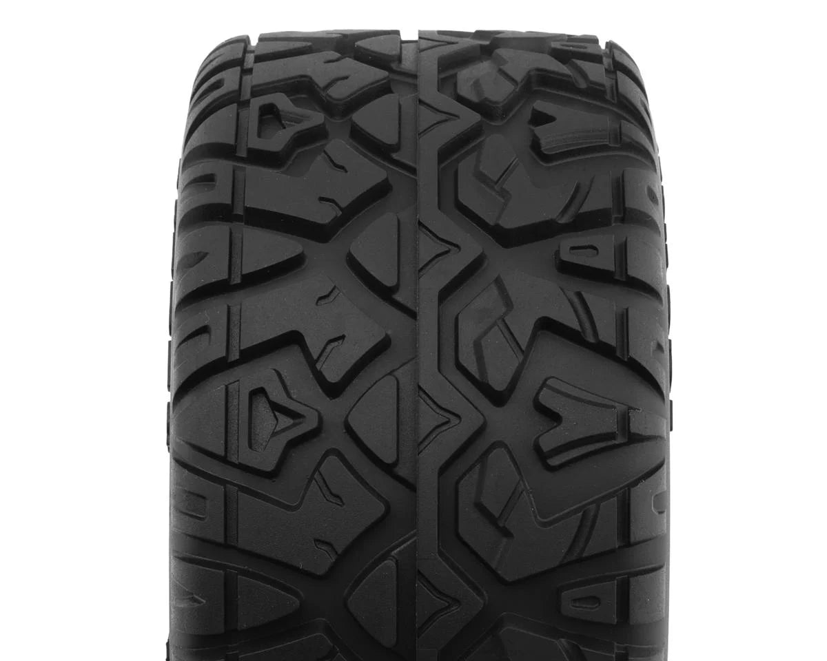 G-Locs 2.9" Monster Truck Pre-Mounted Tires (Platinum) (Black) (2) (Kraton 4S/Maxx) w/17mm Hex