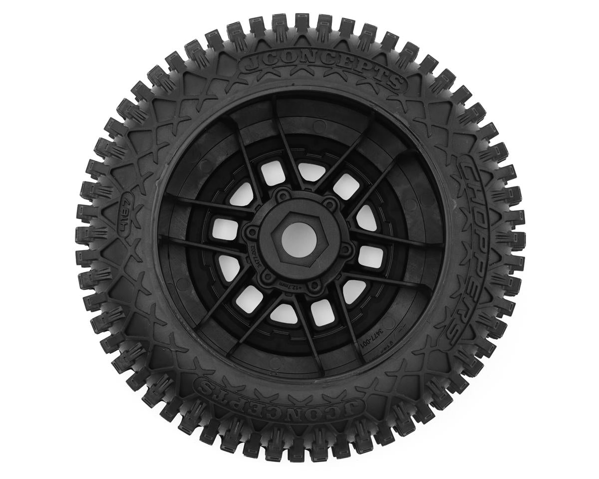 Choppers 2.9" Monster Truck Pre-Mounted Tires (Platinum) (Black) (2) (Kraton® 4S/Maxx®) w/17mm Hex