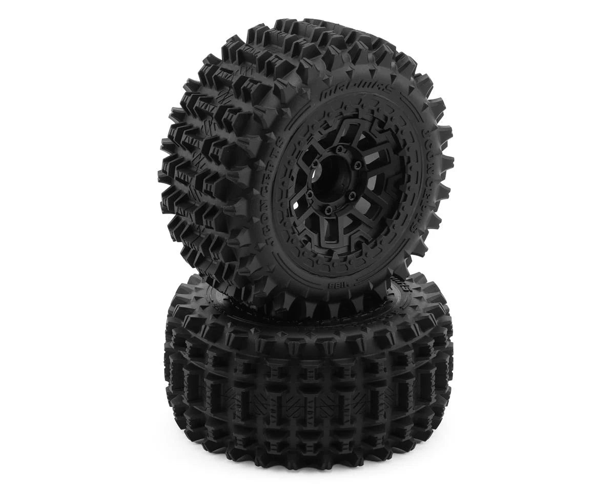 Magma 2.9" Monster Truck Pre-Mounted Tires (Platinum) (Black) (2) (Kraton® 4S/Maxx®) w/17mm Hex