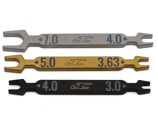 Steel Open Double Sided Turnbuckle Wrench (3) (3-4mm) (3.63-5mm) (4-7mm)