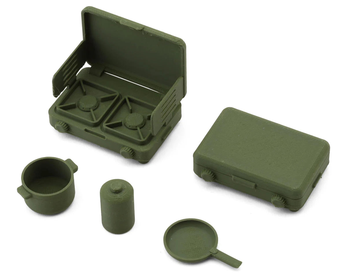 1/10 Camping Stove Scale Accessory Set (Green)