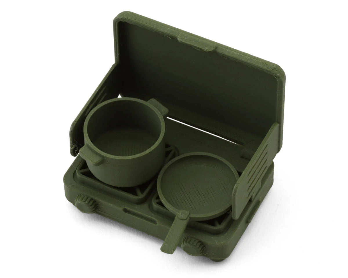 1/10 Camping Stove Scale Accessory Set (Green)