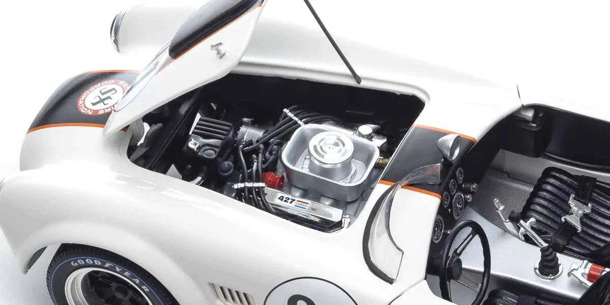 1/18 Scale Shelby Cobra 427 S/C Essex Wire #91 Model Diecast Car