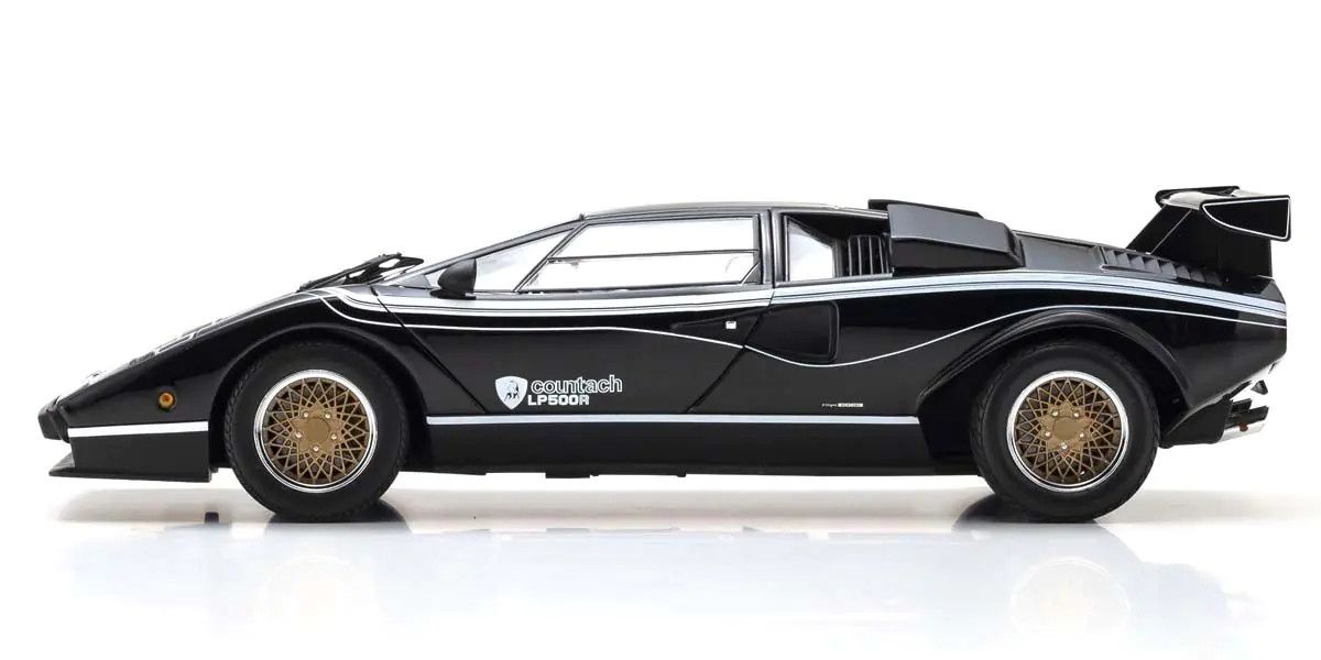 1/18 Scale Lamborghini Countach LP500R Black Diecast Car