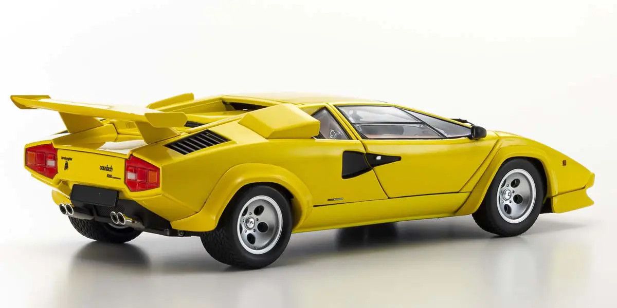1/18 Scale Lamborghini Countach LP5000 Quattrovalvole Yellow  Diecast Car