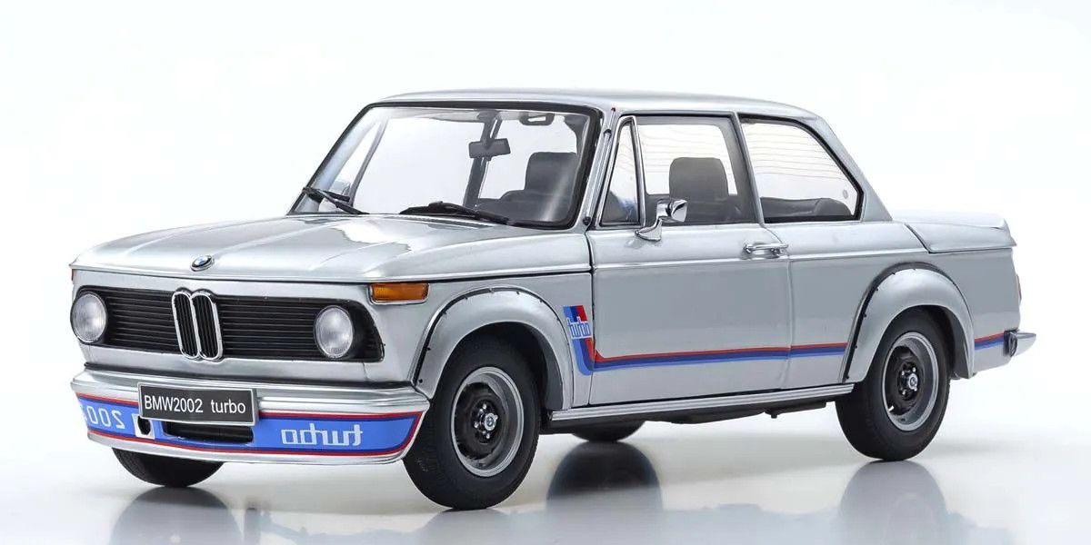1/18 Scale BMW 2002 Turbo Silver Model Diecast Car