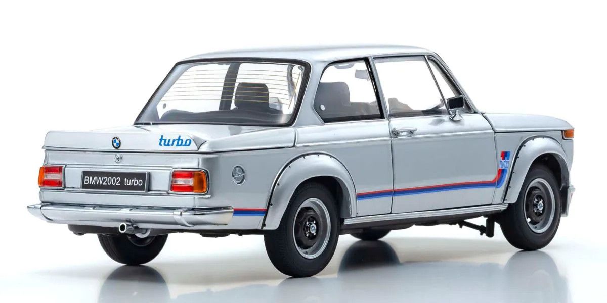 1/18 Scale BMW 2002 Turbo Silver Model Diecast Car