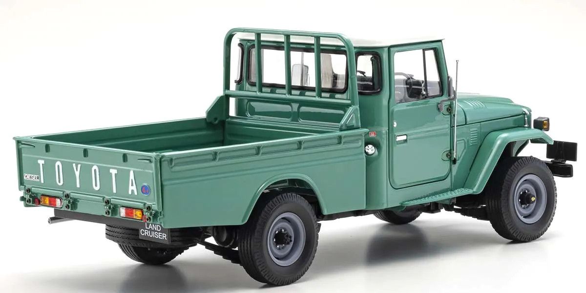 1/18 Scale Toyota Land Cruiser 40 Pickup Fashion Green Model Diecast Car