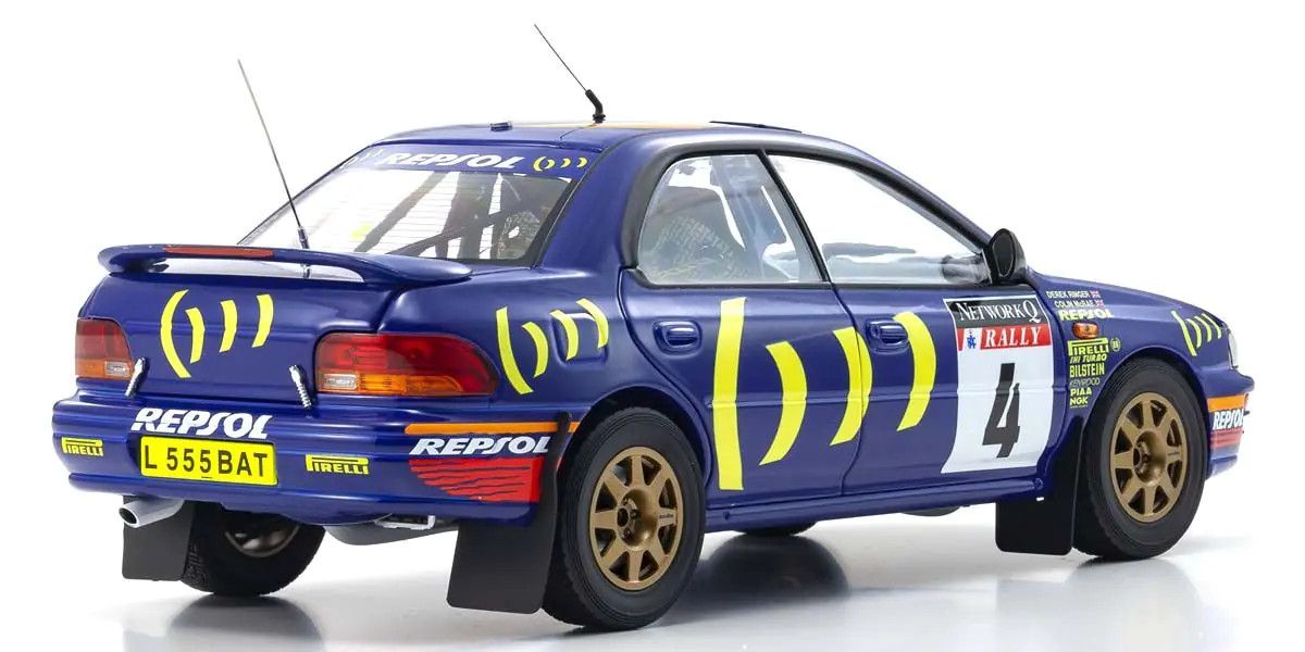 1/18 Scale Subaru Impreza 1994 RAC #4 Model Diecast Car