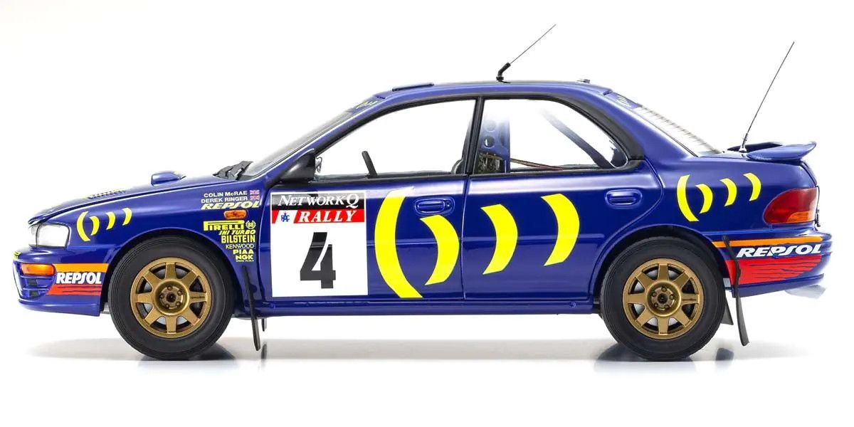 1/18 Scale Subaru Impreza 1994 RAC #4 Model Diecast Car