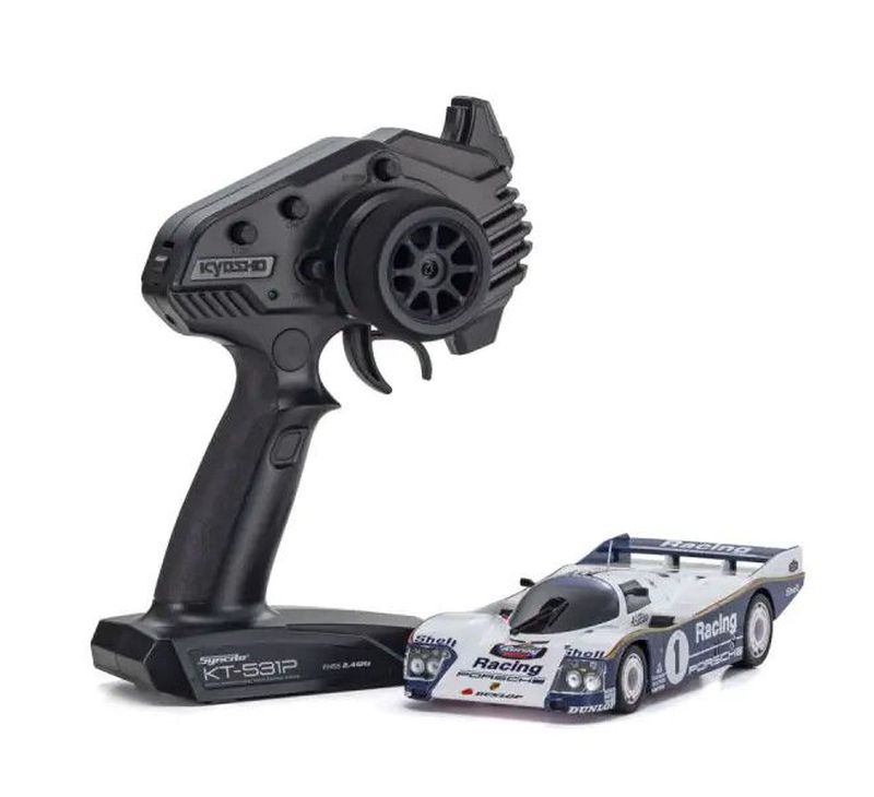 Mini-Z RWD w/Porsche 962C Coupe (White/Blue)