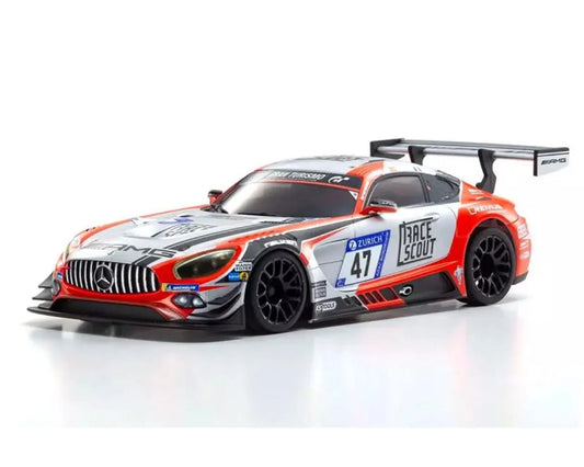 MR-04 RWD Mini-Z w/2018 Nurbuergring Mercedes-AMG GT3 Body (Red/Grey)