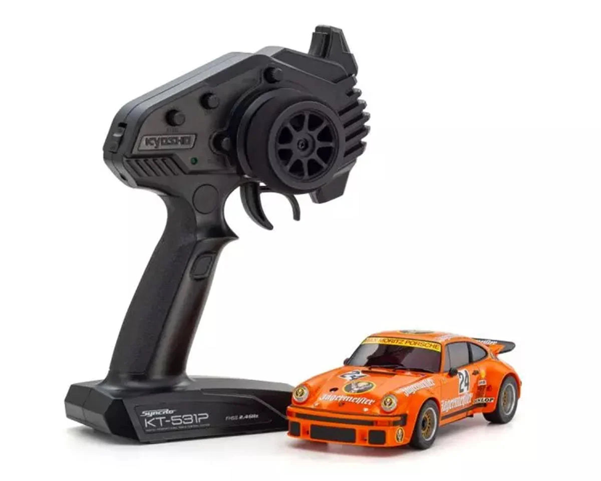 Mini-Z MR-04 RWD Readyset 1976 Porsche 934 RSR Turbo (Jagermeister #24) w/KT-531P 2.4GHz Radio