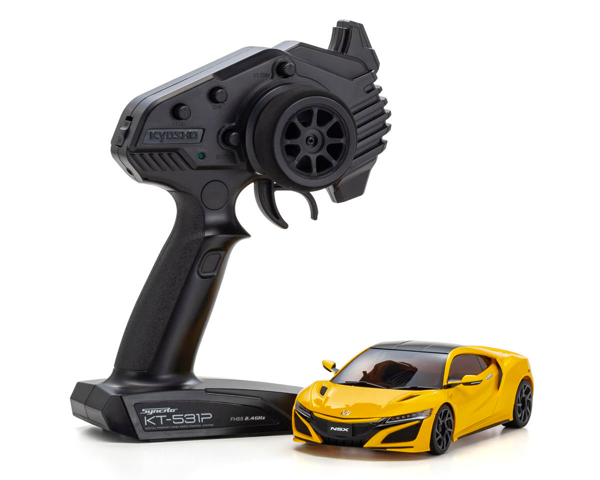 MR-04 RWD Mini-Z Readyset w/Honda NSX 130R Body (Indy Yellow Pearl) w/KT-531P 2.4GHz Radio