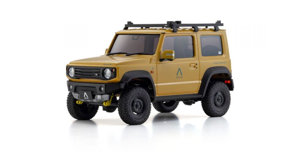 Mini-Z 4x4 Suzuki Jimmy Sierra APIO Jimny TS4 Light Brown w/ LED Light Set