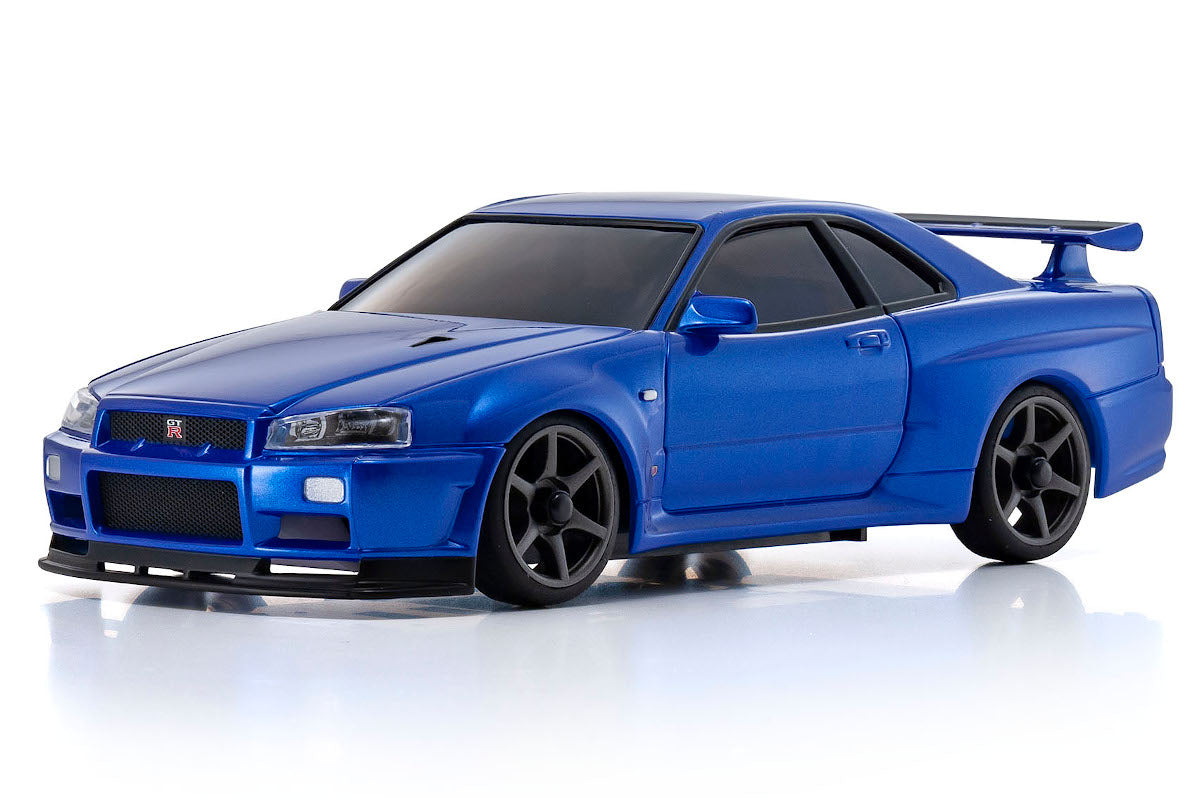 MINI-Z AWD Skyline GT-R R34 Metallic Blue 32629MB