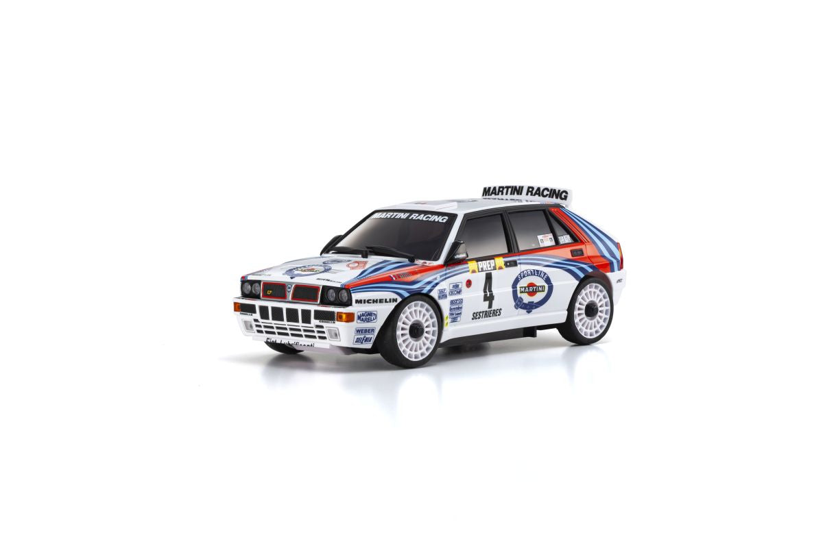 Mini-Z AWD 1992 Lancia Delta Monte Carlo Rally Body (White/Blue)