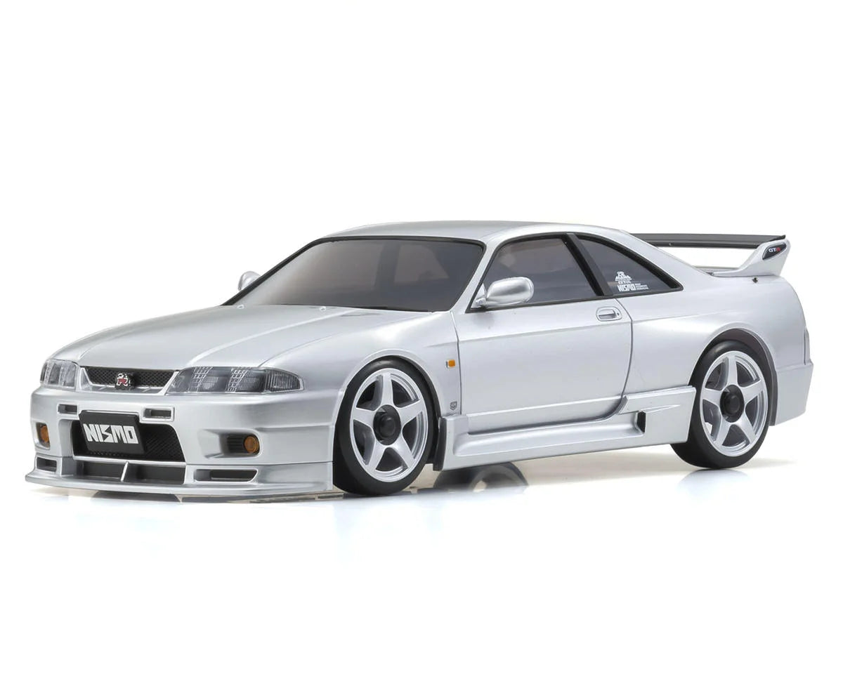 MA-020 AWD Mini-Z ReadySet w/Nissan Skyline GT-R R33 Nismo Body (Spark Silver) w/KT-531P 2.4GHz Radio