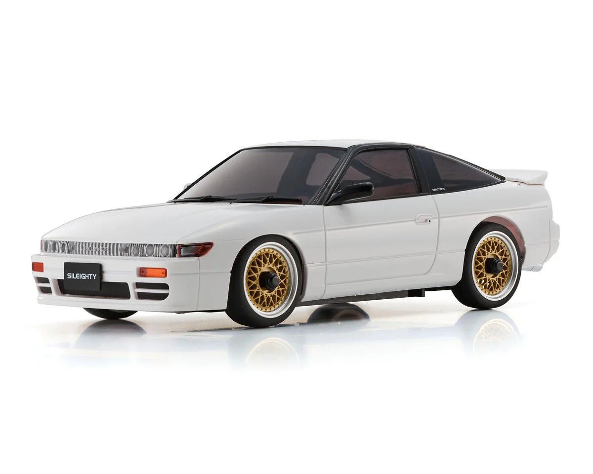 MA-020 AWD Mini-Z ReadySet w/Nissan Sileighty White Body w/KT-531P 2.4GHz Radio