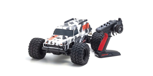 KYO34701T1 1980 Mad Wagon 1/10 4WD RTR Brushless Monster Truck, BLACK