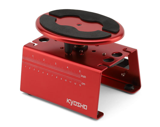 1/10 & 1/8 Aluminum Maintenance Stand (Red) (High)