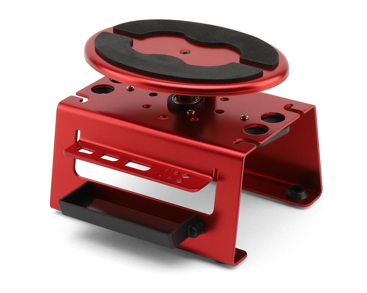 1/10 & 1/8 Aluminum Maintenance Stand (Red) (High)