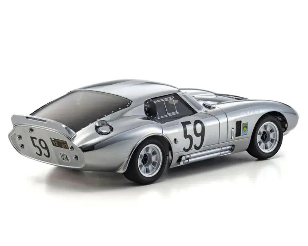First Mini-Z RWD ReadySet w/Shelby Cobra Daytona Body (Chrome)
