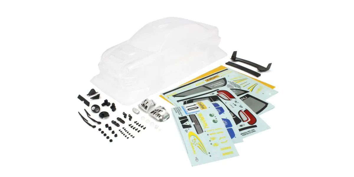 Subaru Impreza WRC 2002 CLEAR Body for Fazer FZ02