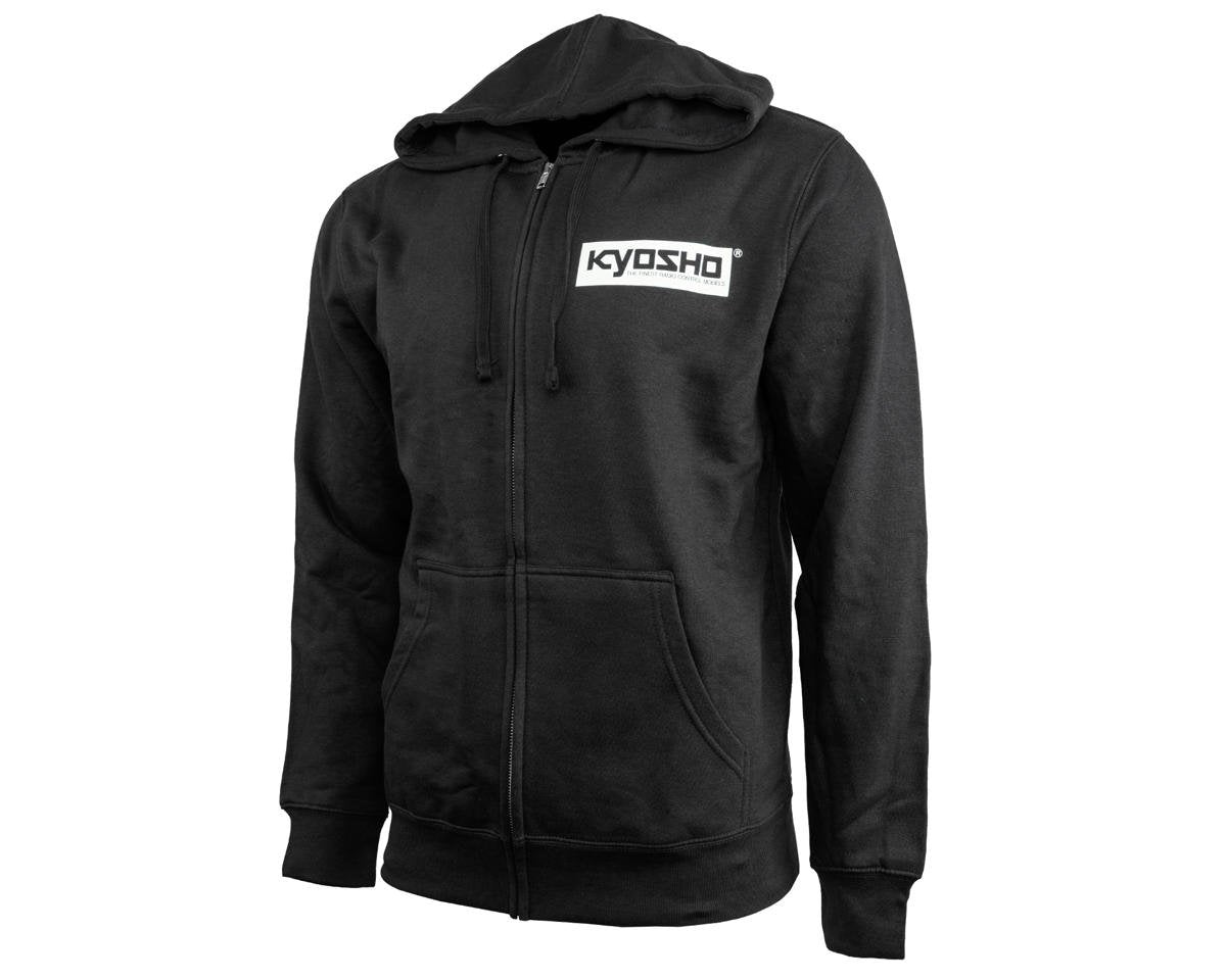 Kyosho Box Logo Full Zip Hoodie (Black) (XL)