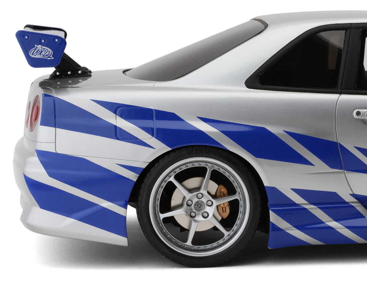1/12 Scale Nissan Skyline R34 GT-R "Fast & Furious" Pre-Assembled Resin Model (Silver)