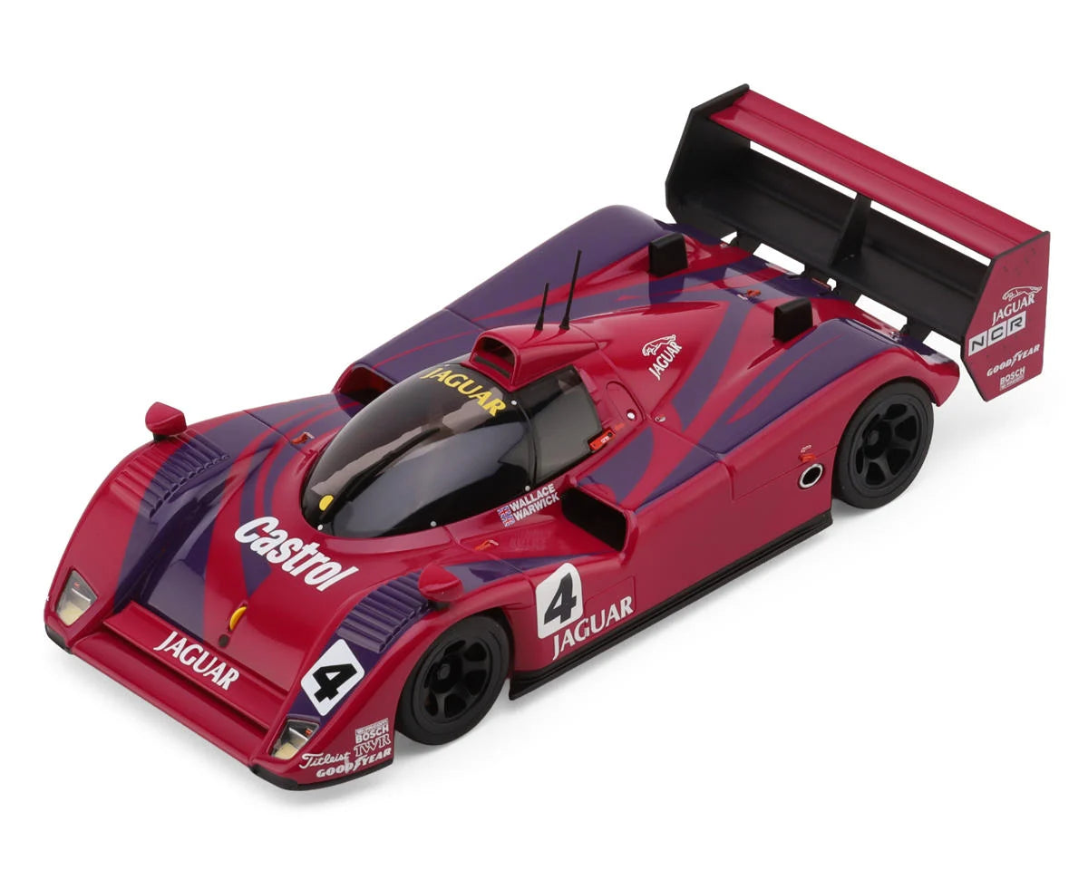 Mini-Z ASC MR-04W-LM Jaguar XJR-14 No.4 LM 1991 Pre-Painted Body (Pink)