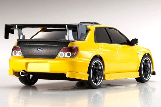MINI-Z Subaru Impreza with Aero Kit, Metallic Yellow BODY ONLY