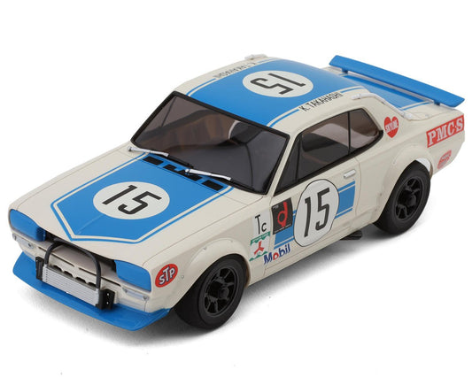 Mini Z 1972 Nissan Skyline White/Blue 2000GT-R BODY ONLY