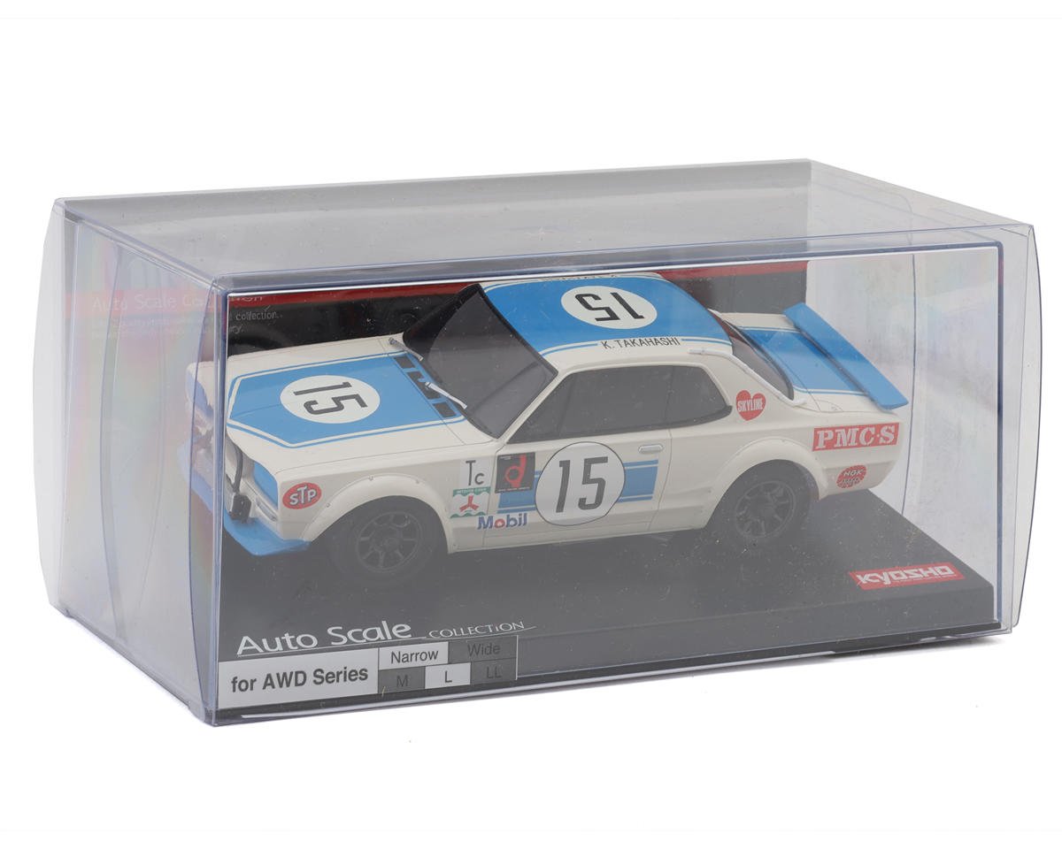 Mini Z 1972 Nissan Skyline White/Blue 2000GT-R BODY ONLY