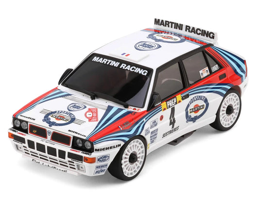 Mini-Z ASC MA-020 Lancia Delta No.4 1992 Monte Carlo Rally Winner Pre-Painted Body (White)