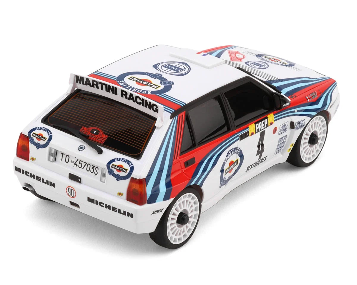 Mini-Z ASC MA-020 Lancia Delta No.4 1992 Monte Carlo Rally Winner Pre-Painted Body (White)