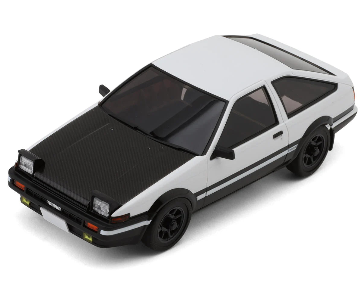 Mini-Z MA-020 Toyota Sprinter Trueno AE86 "Initial D" Project D Final Version Pre-Painted Body (White)
