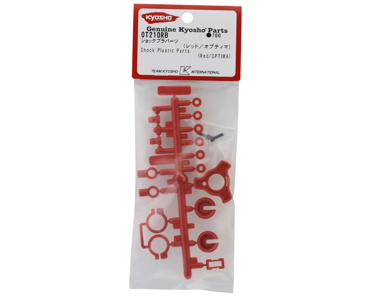Optima Shock Plastic Parts (Red)