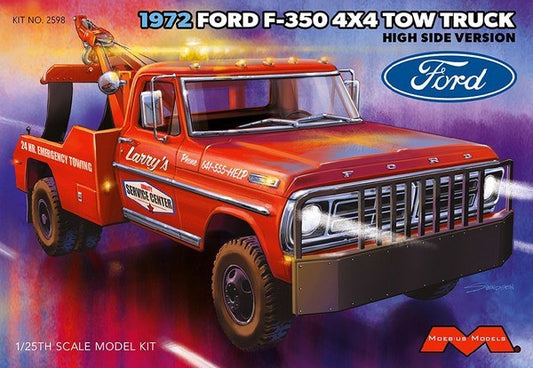 1972 Ford F-350 Wrecker 4x4 High Side 1/25 Model Kit